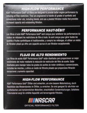 BMW M6 Oil Filter - K&N Engineering - Performance - `06-`11